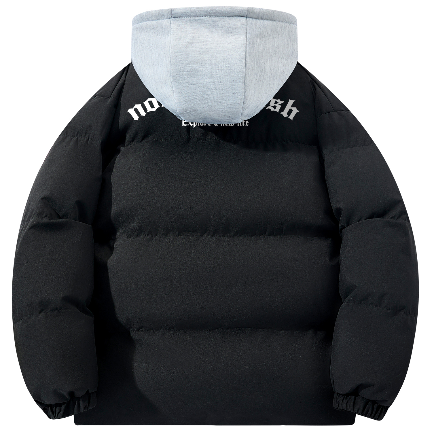 

NOME Пуховик Unisex, Black (Mock Two-Piece)