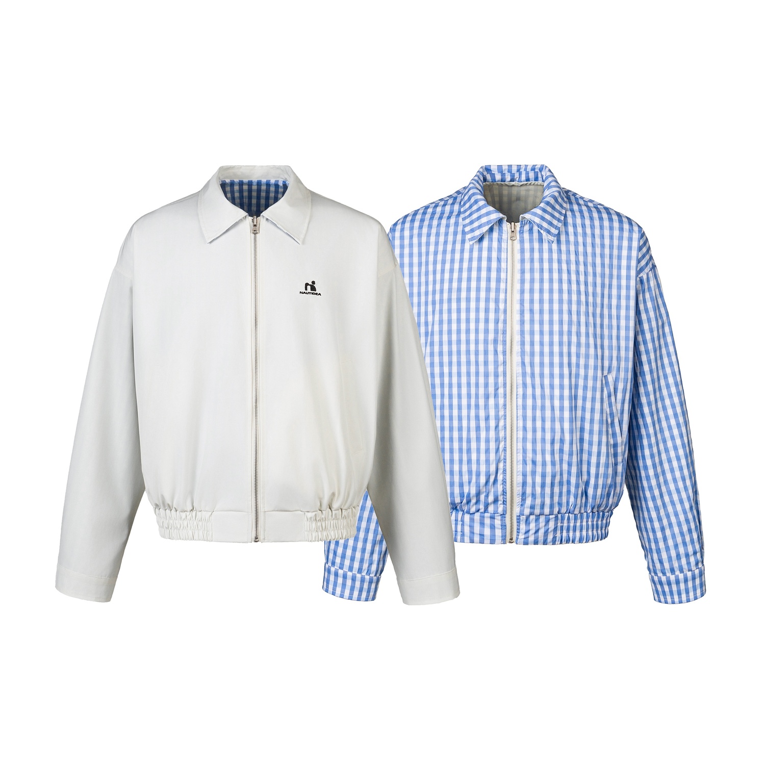 

NANDCHN Куртка унисекс темно-синяя, Ecru