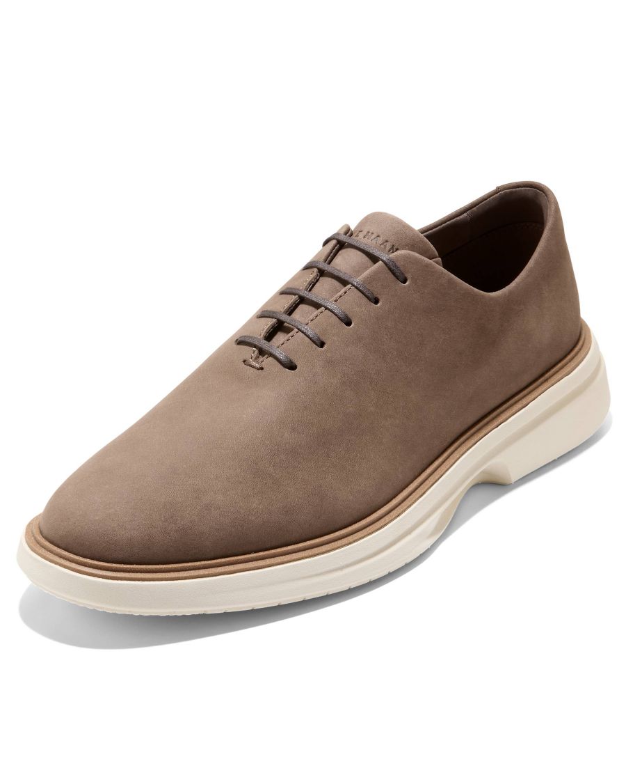 Мужские оригинальные оксфордские туфли Grand City Spectre с закругленным носком Cole Haan, Brown — фото 4