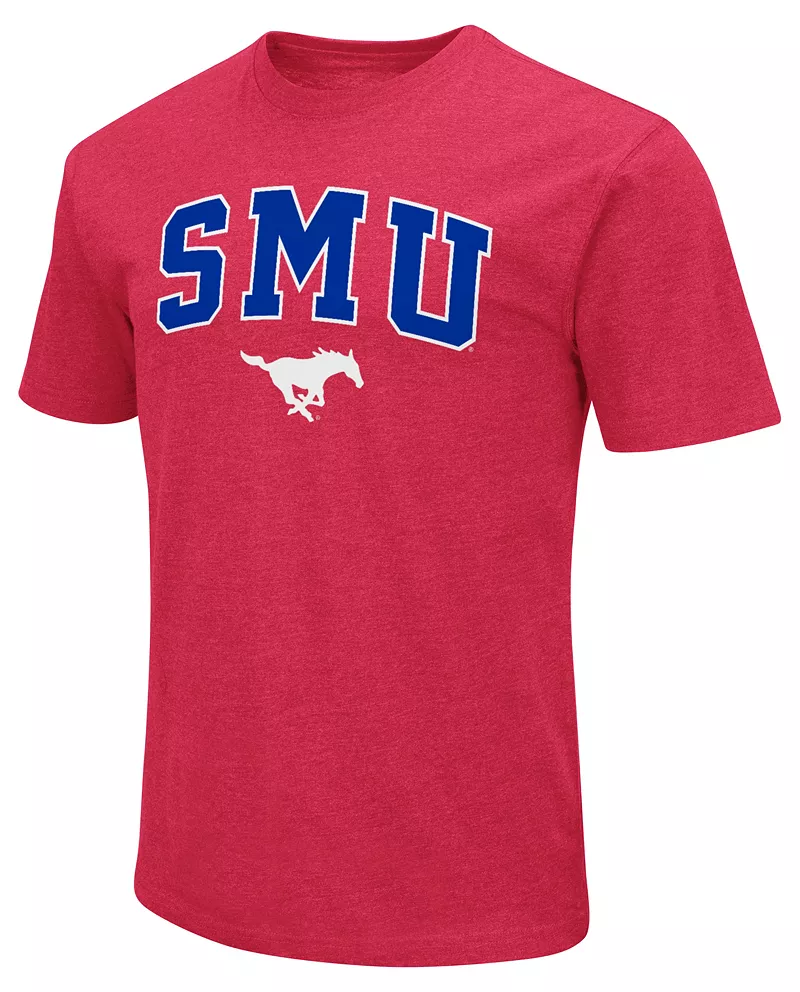

Мужская красная футболка Colosseum Southern Methodist Mustangs