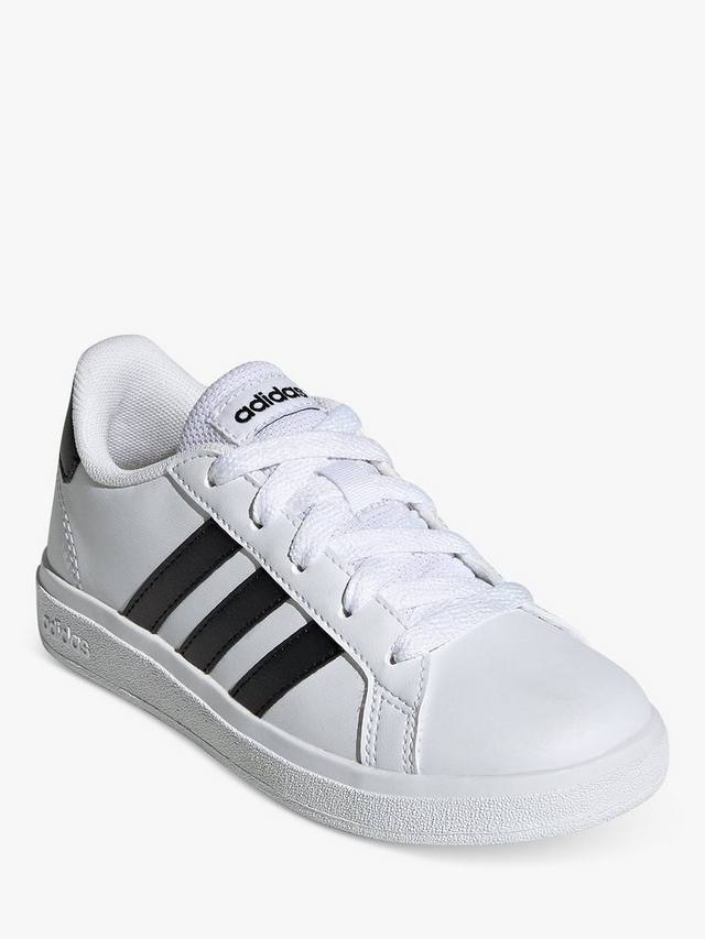 Детские кроссовки Grand Court 2.0 adidas, White/Black — фото 3