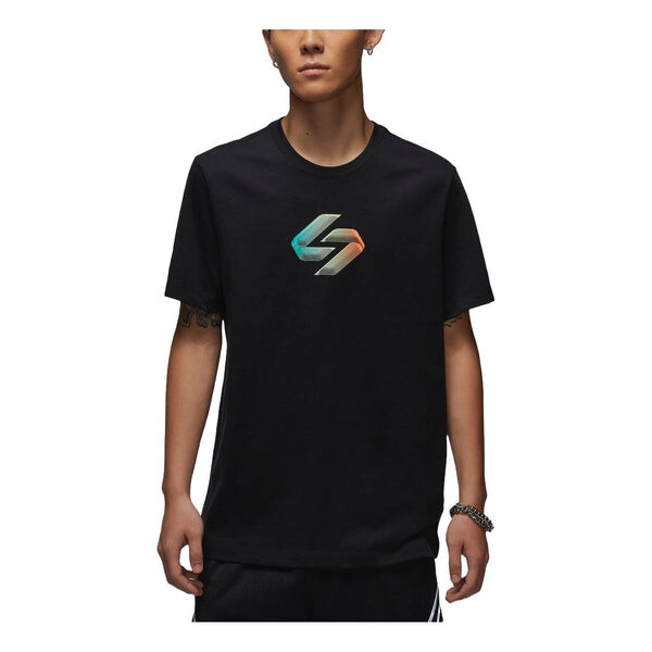 

Футболка luka graphic t-shirt asia sizing 'black' Air Jordan, черный