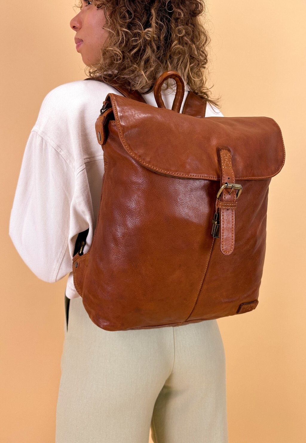 

Рюкзак KIERAN Gusti Leder, цвет braun