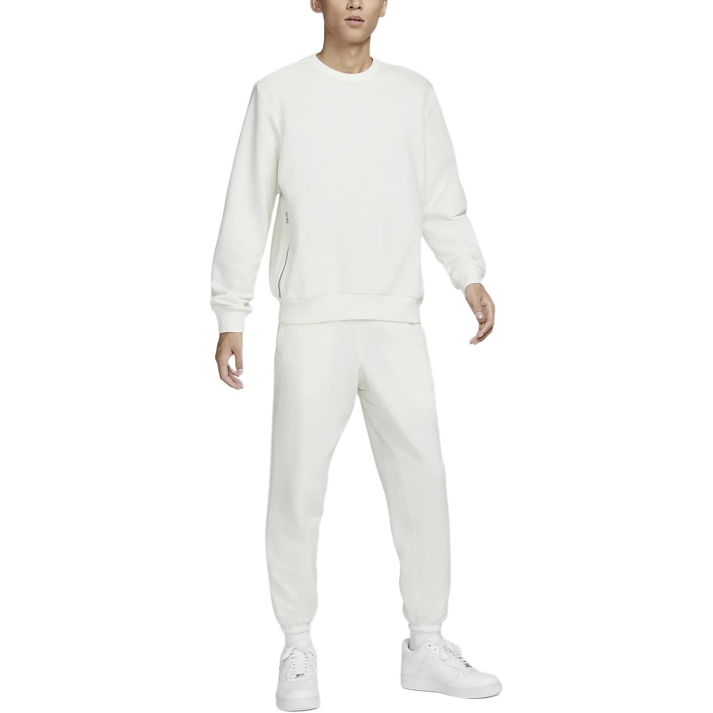 Стандартная модель Dri-Fit Толстовка Мужская Морской Белый/Светлый Слоновая Кость Белый Nike — фото 3