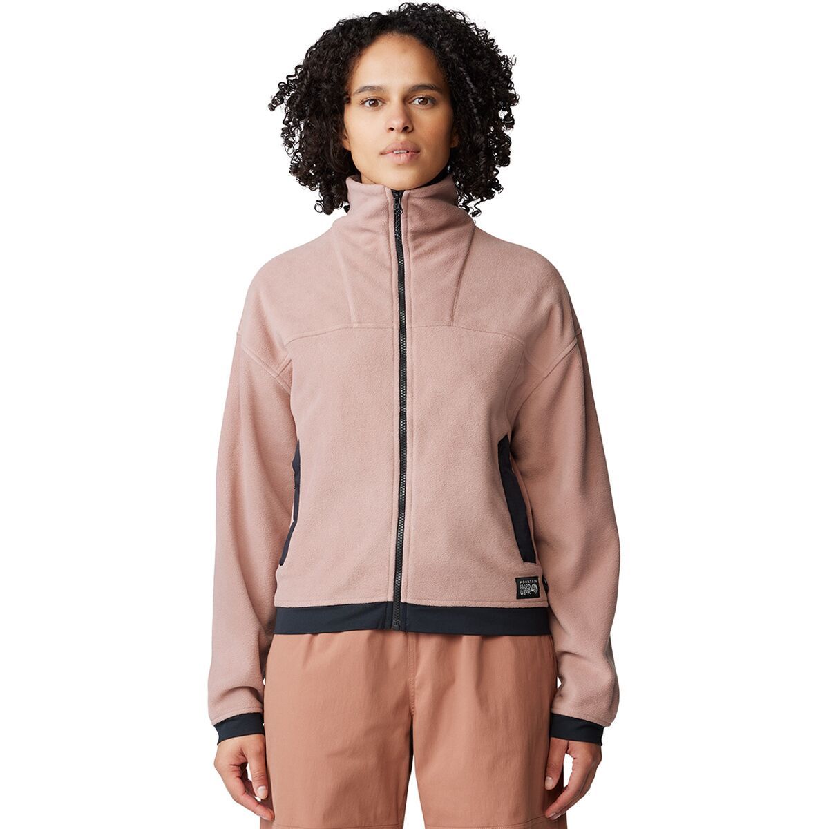 

Пуховая флисовая куртка на молнии Mountain Hardwear, цвет smokey quartz