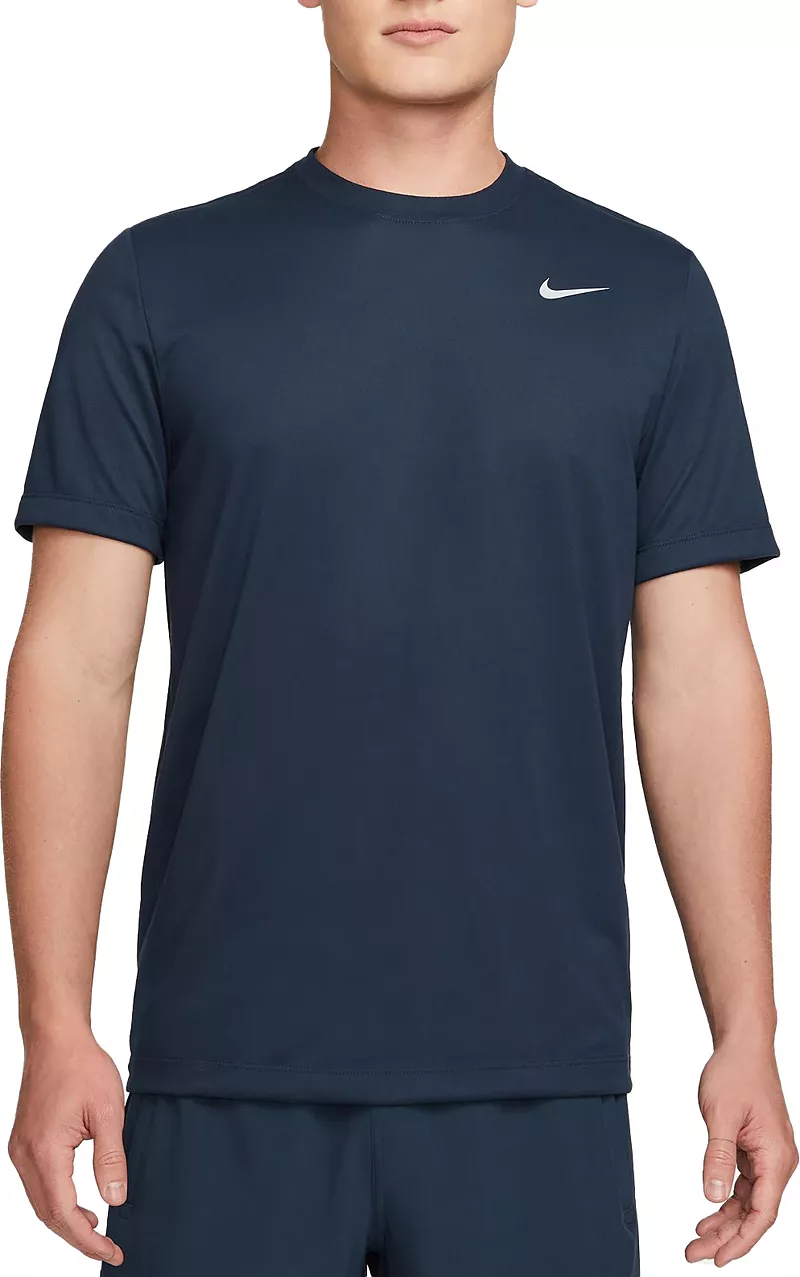 

Мужская футболка для фитнеса Nike Dri-FIT Legend, цвет Obsidian
