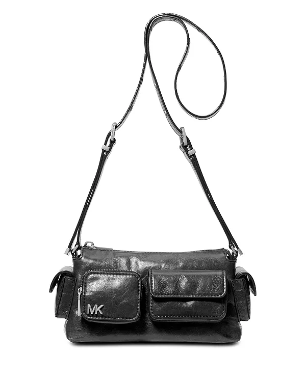 

Dakota маленькая кожаная сумка через плечо с возможностью трансформации в карман Michael Kors, черный