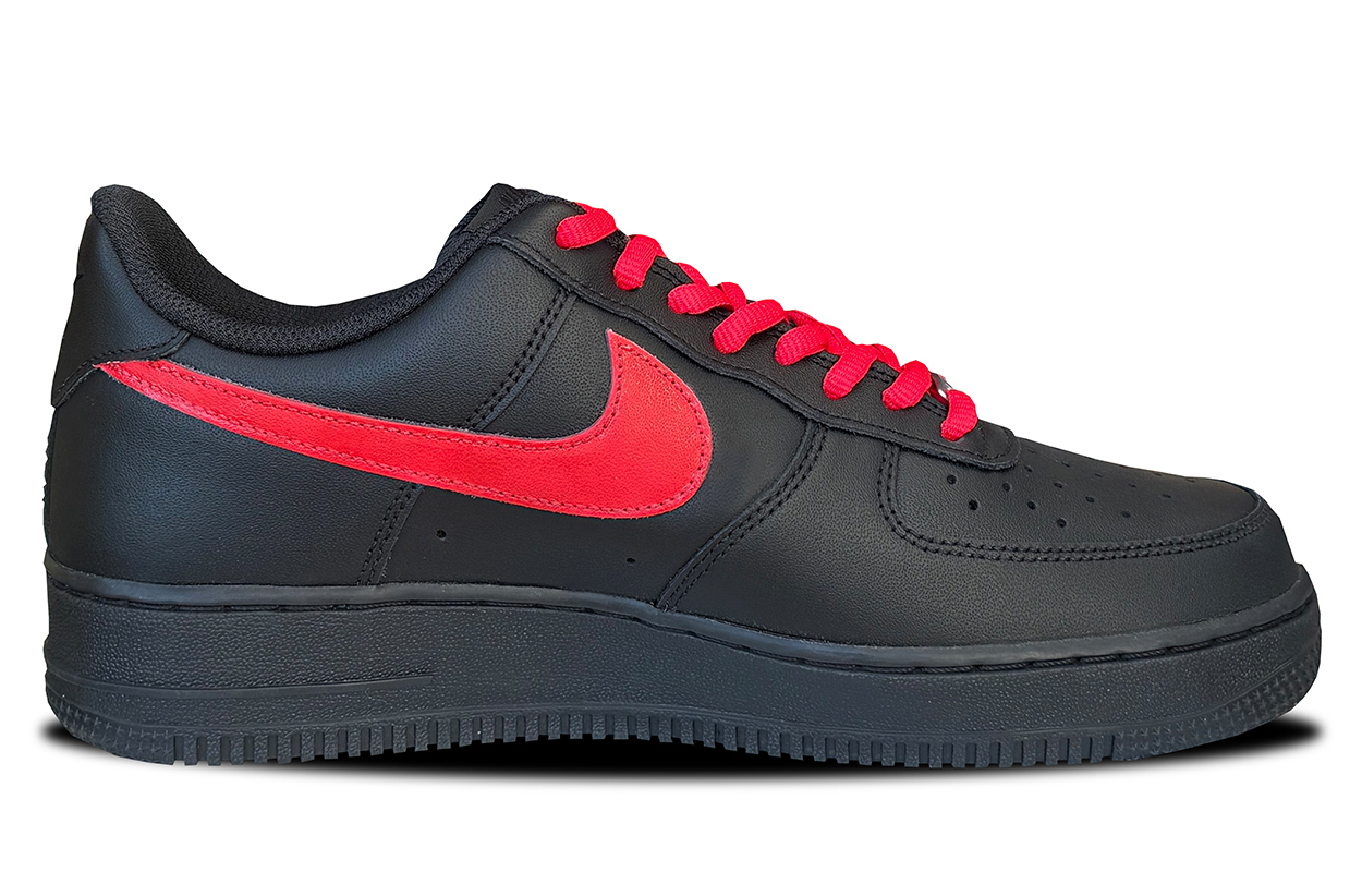 Кроссовки для скейтбординга Air Force 1 Kids Nike, черный — фото 3