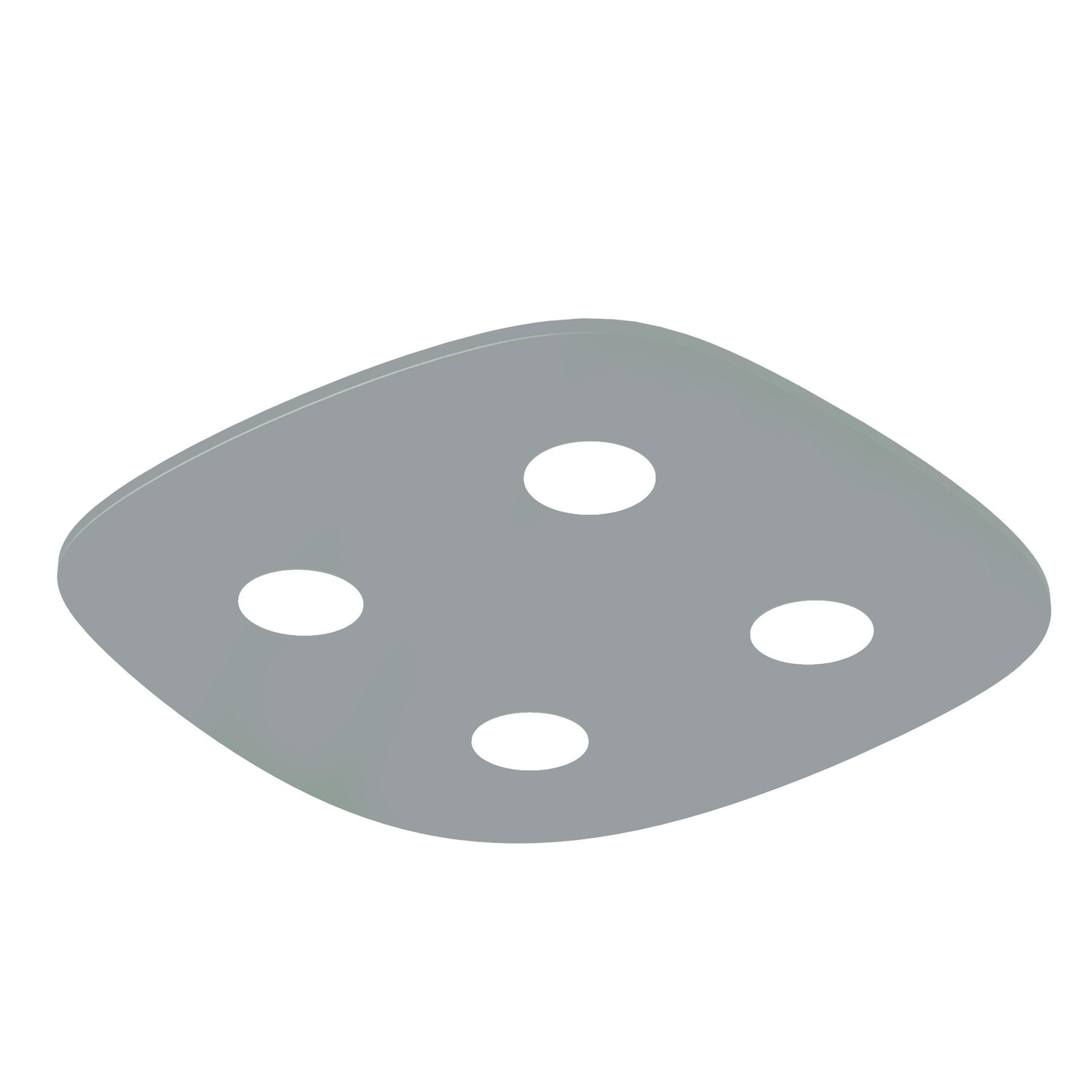 

Потолочный светильник Lumicom, 55x55x4 см, серый