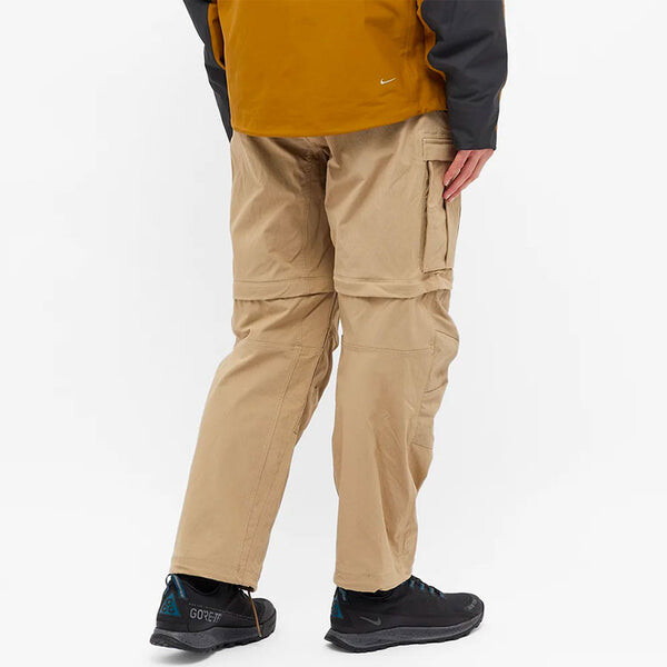 Брюки waterproof outdoor multiple pockets casual bundle feet long pants khaki Nike, хаки — фото 4