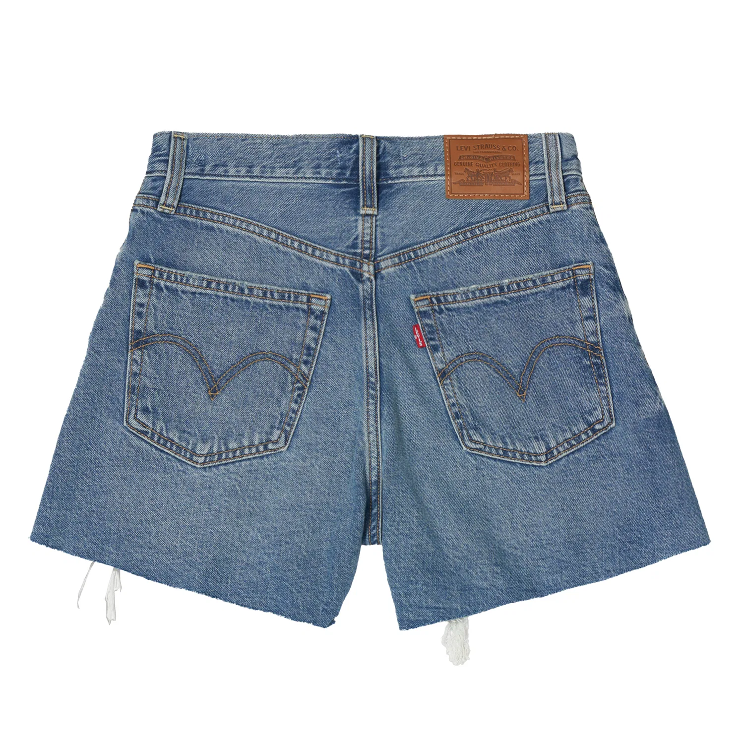 Джинсовые шорты Levis Blue — фото 3