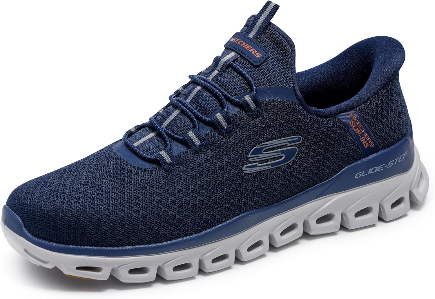 

Мужские слипоны Skechers Glide-Step Noxus без шнурков, темно-синий