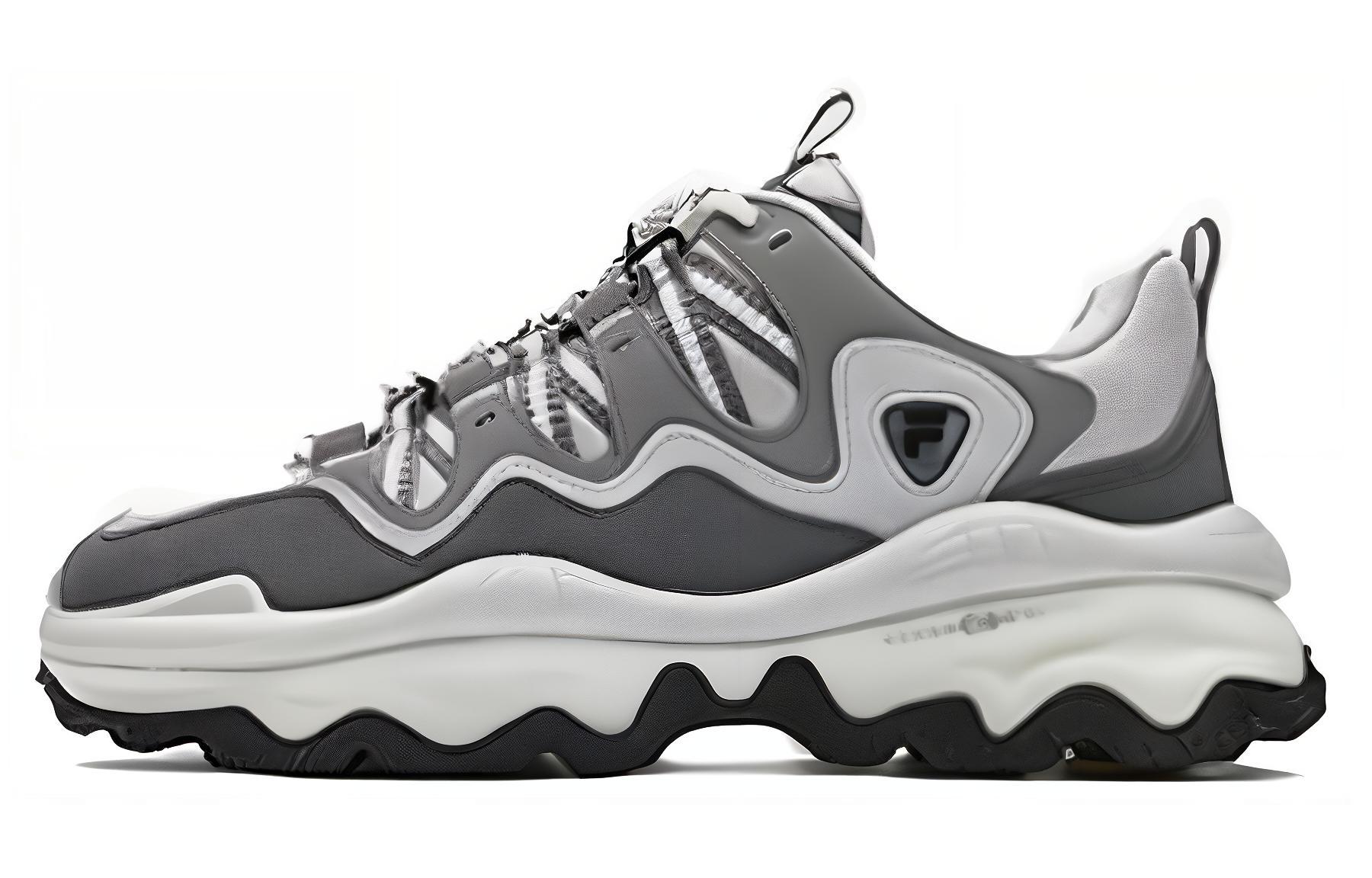 

FILA FUSION Кроссовки QD 96 DX Low Top мужские темно-серые - лотос серый/дымчато-серый, цвет Lotus Gray/Smoke Gray