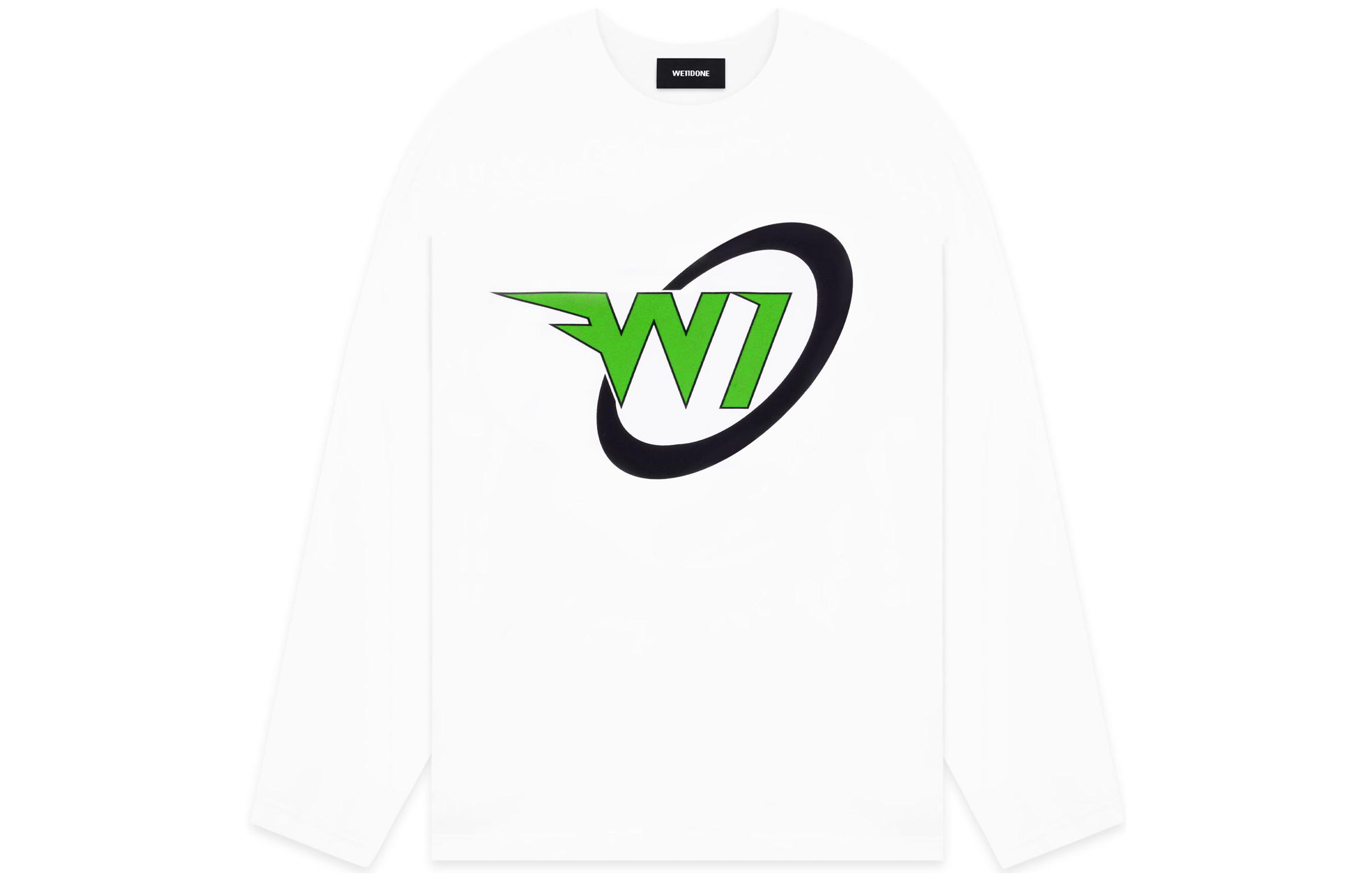 

WE11DONE Футболка мужская белые