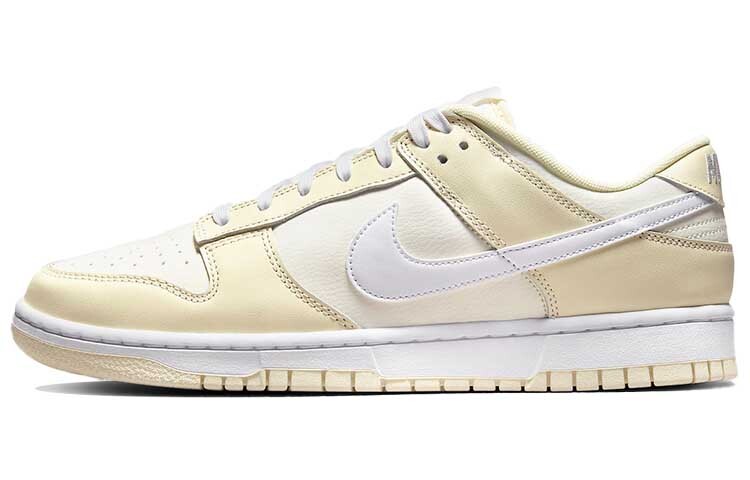 

Кроссовки Nike Dunk Skateboard Shoes Men Low-Top Beige Yellow