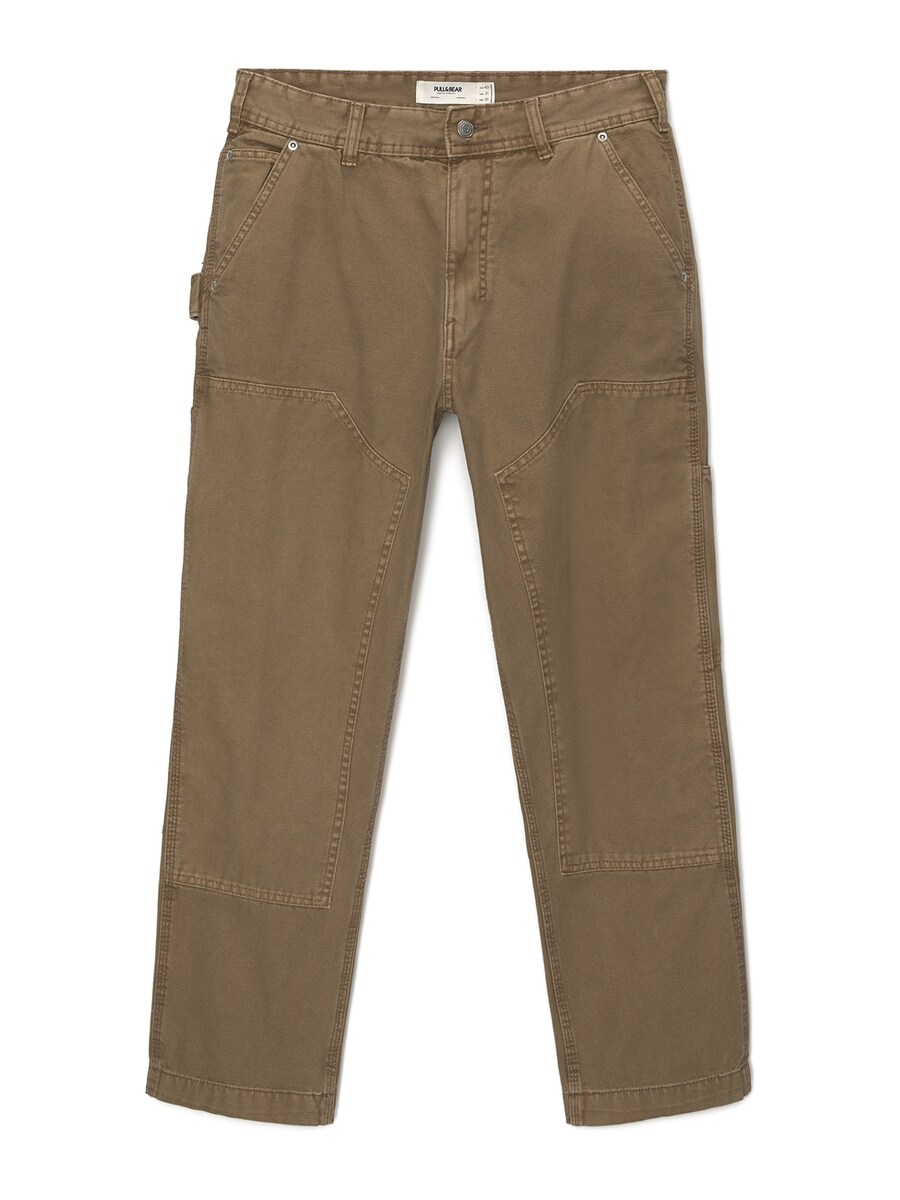 

Брюки-карго Pull&Bear Loose fit Cargo Pants, светло-коричневый
