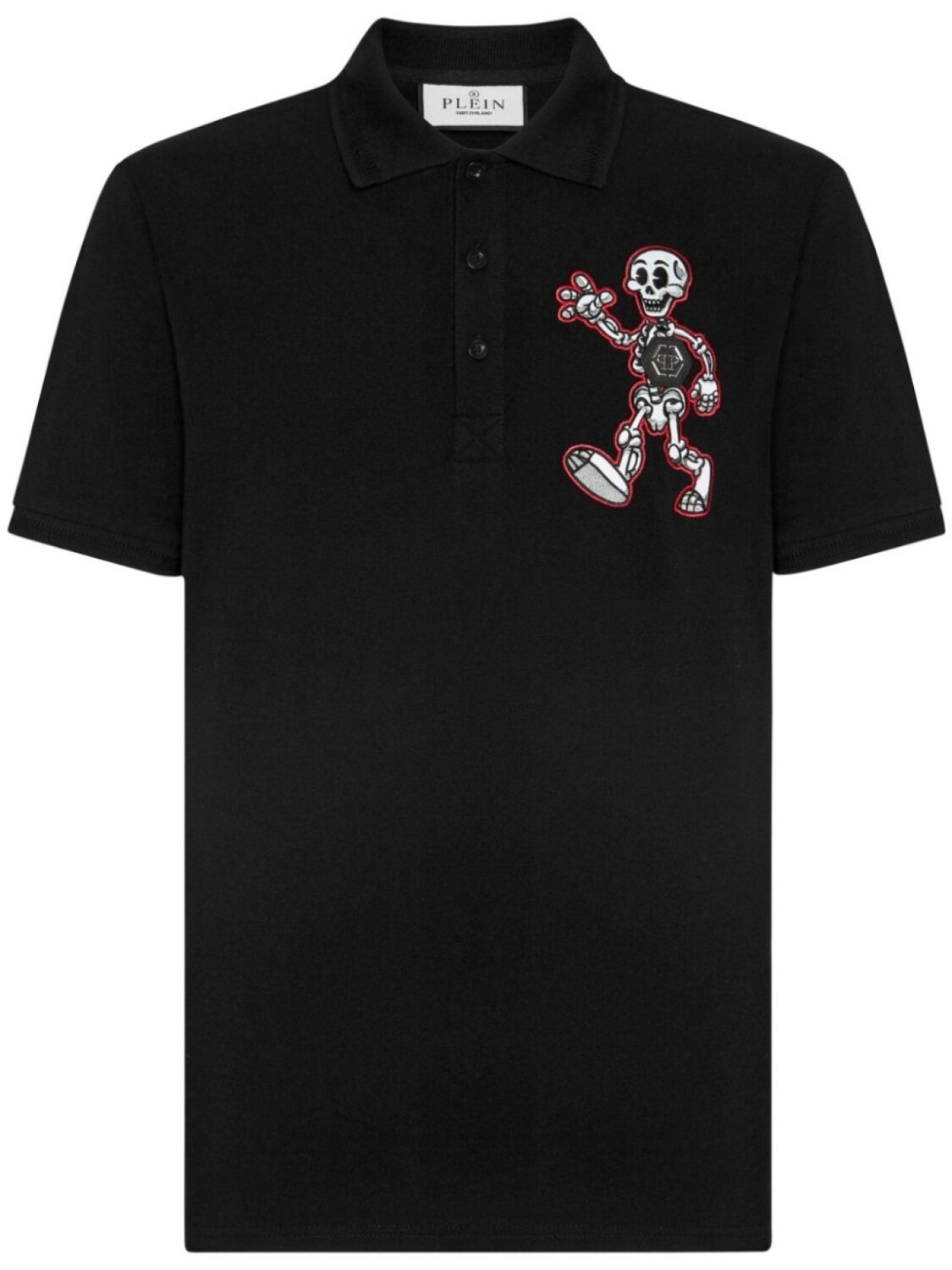 

Philipp Plein рубашка поло Skully Gang, черный