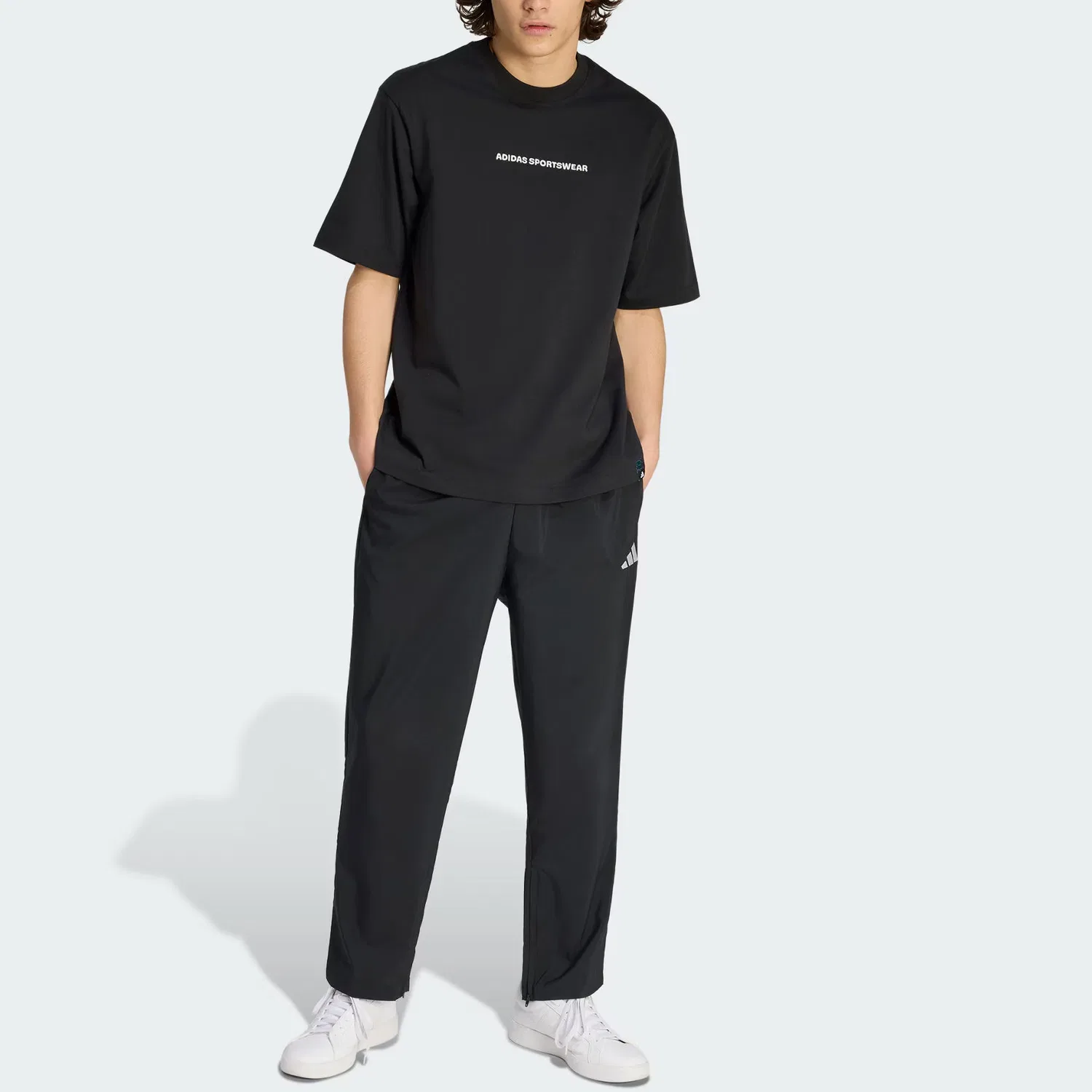 Футболка мужская DOODLE HIKING Adidas, Black — фото 3
