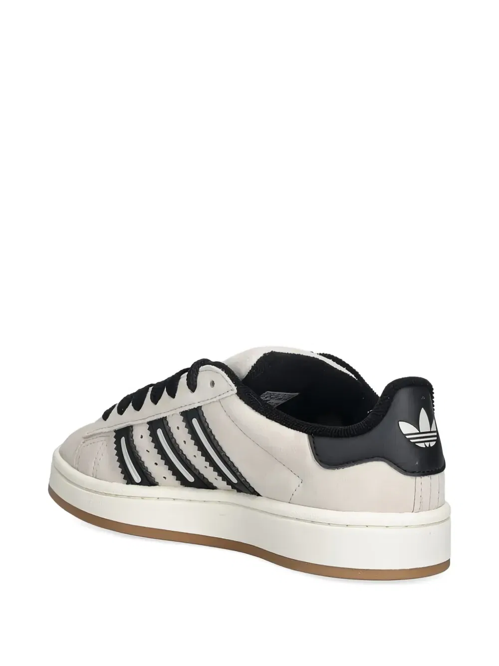 Кроссовки Campus 00s из кожи на шнуровке Adidas Kids, бежевый — фото 2