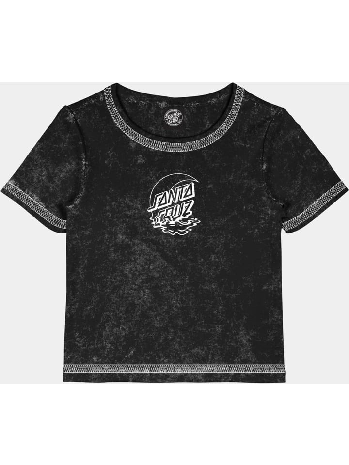 

Футболка Moon Dot Reflection Front T-Shirt черного цвета Santa Cruz