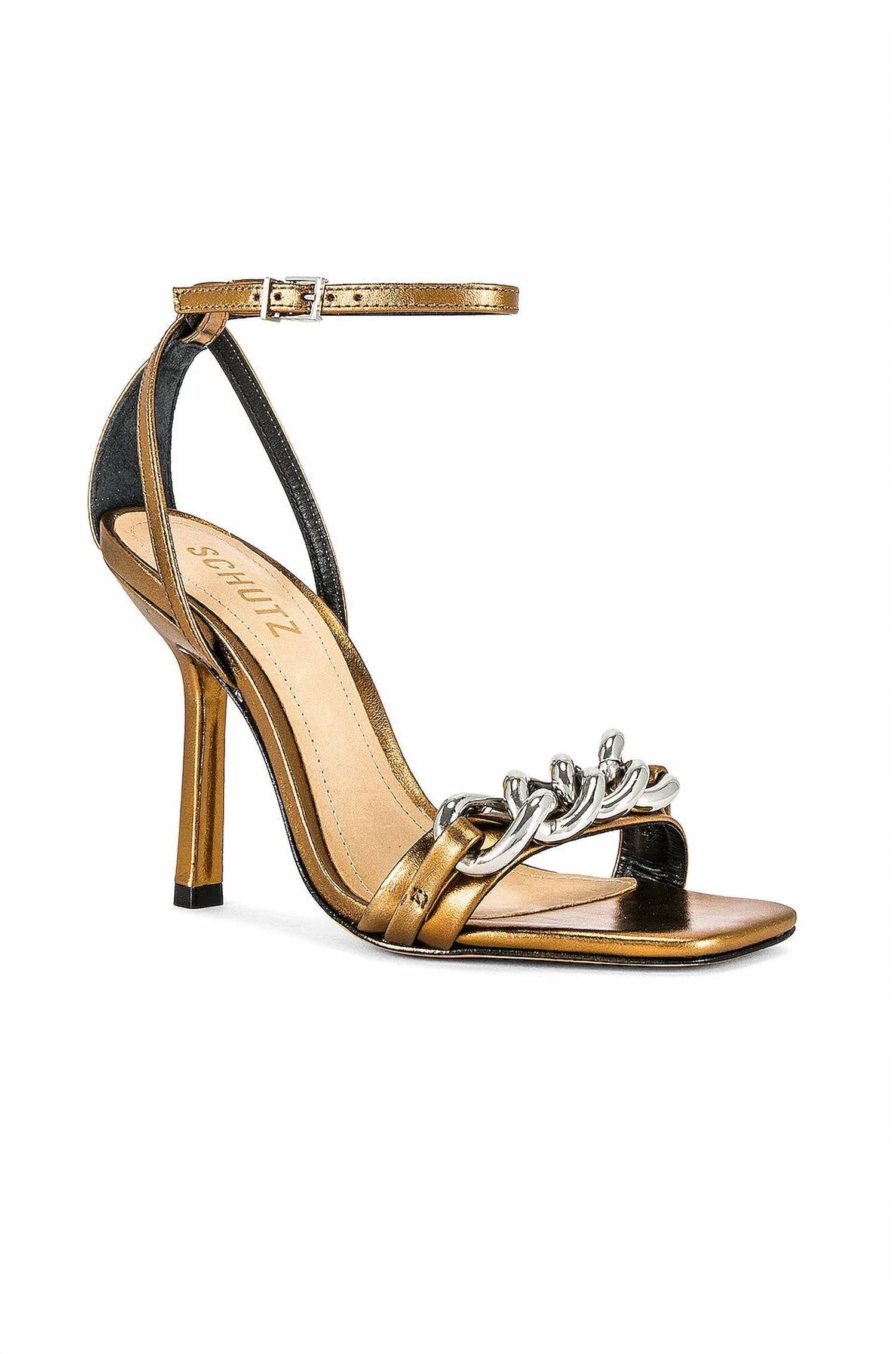 Lindsay Heels In Bronze SCHUTZ