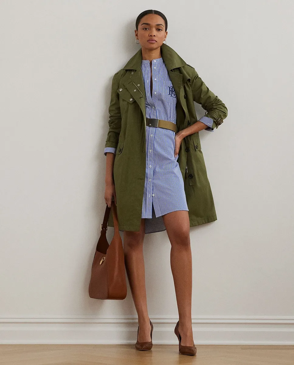 

Рубашечное платье с поясом Lauren Ralph Lauren, синий