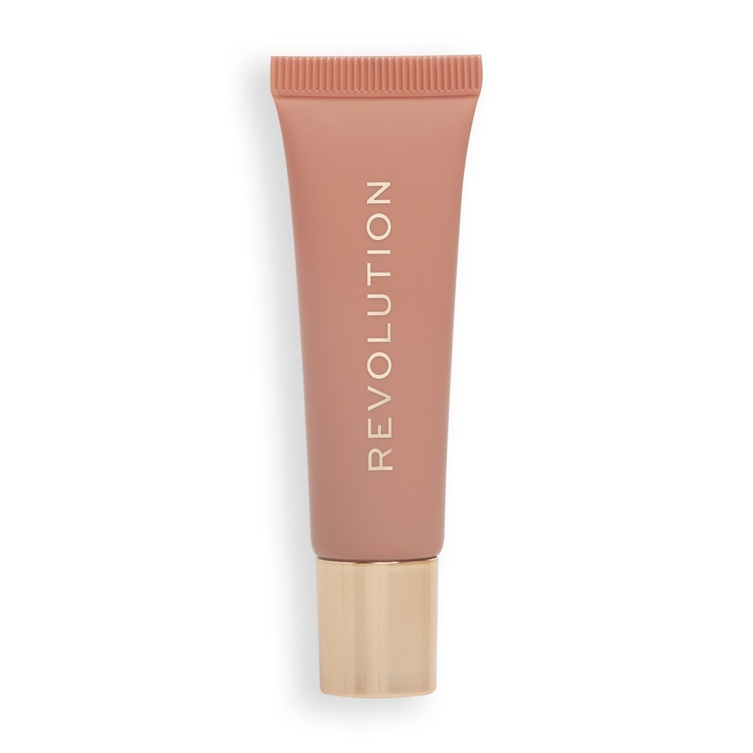 Бальзам для губ juicy peptide lip balm nude peach Revolution, #4 - peach, объем 8 мл — фото 2