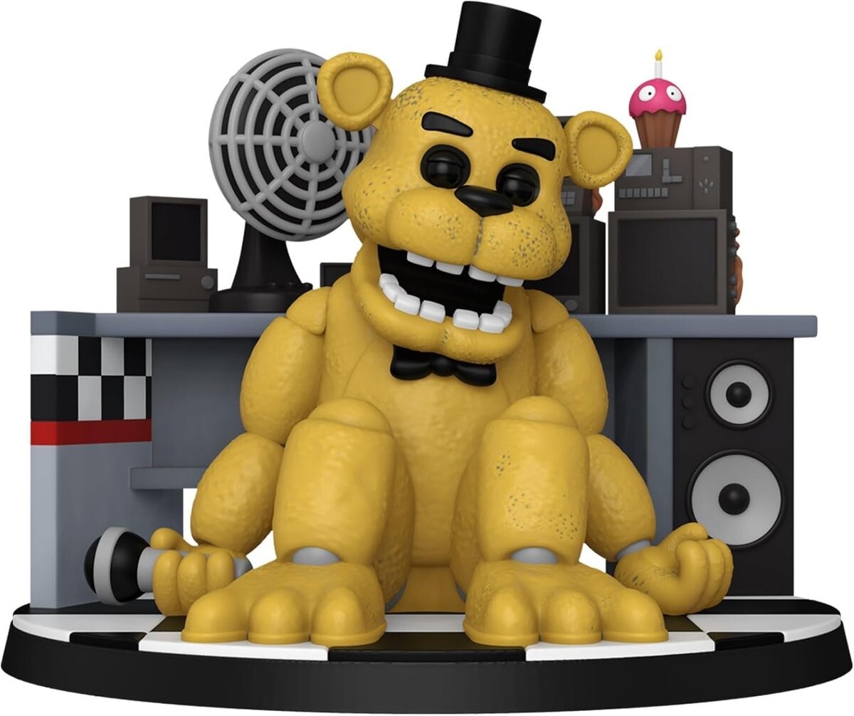 

Fnaf золотая статуэтка фредди 30см funkoi pop! пять ночей с Фредди Funko POP!