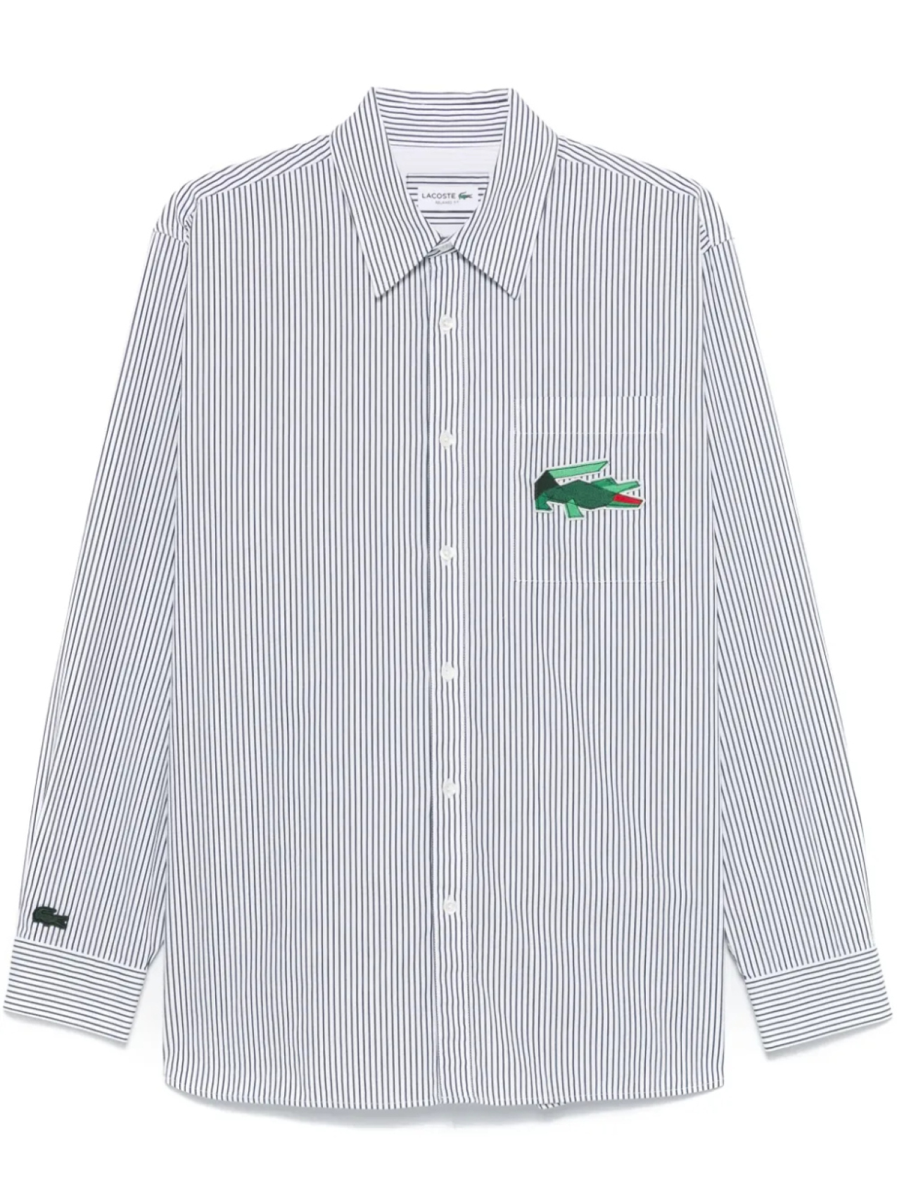 

Полосатая рубашка Lacoste, белый