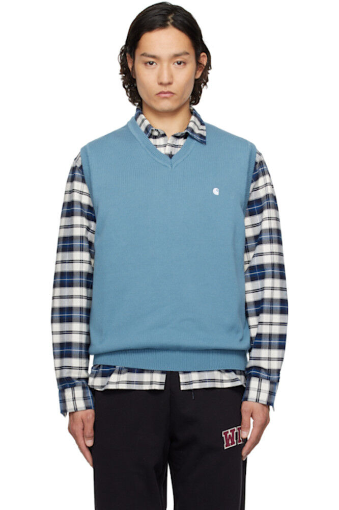 

Синий жилет Мэдисон Carhartt Work In Progress
