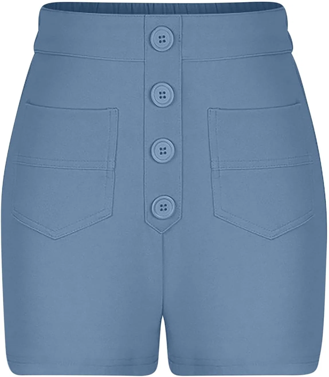 Шорты женские для гольфа и походов, быстросохнущие, с карманами, A01_light Blue — фото 3