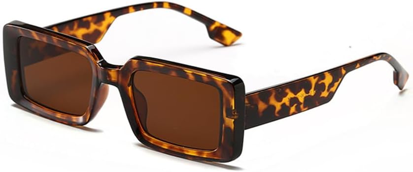 

Солнцезащитные очки с широкими дужками в стиле панк с защитой от УФ-излучения UV400 для женщин и мужчин, для занятий спортом на открытом воздухе, бега и езды на велосипеде UYPTK, Leopard Tea