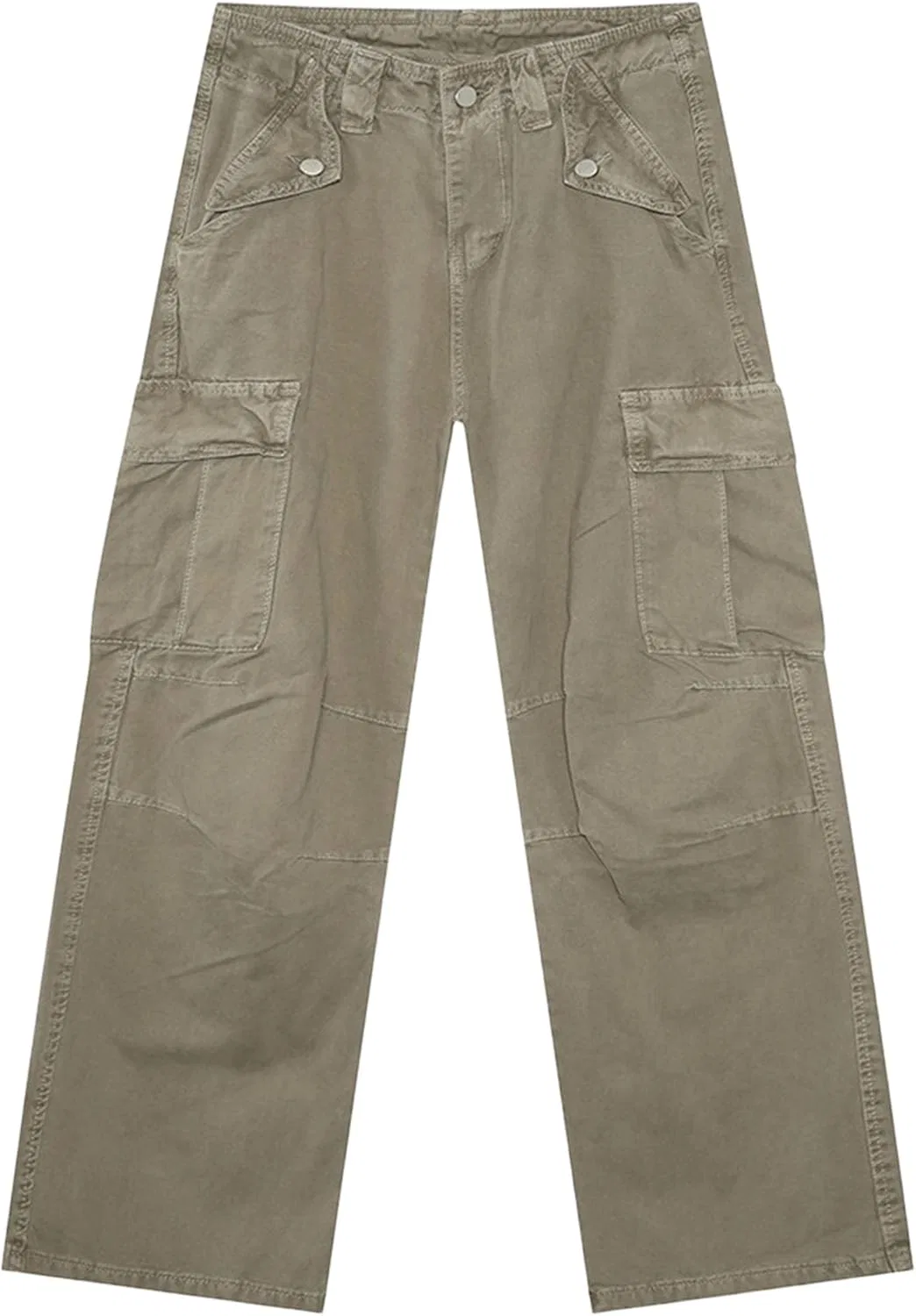 Джинсы прямые Loose Fit серый