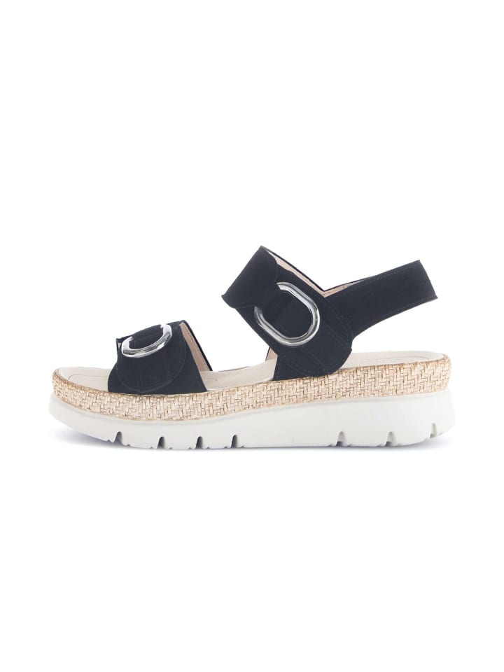 Классические босоножки Gabor Fashion Plateau Sandalen, черный — фото 2