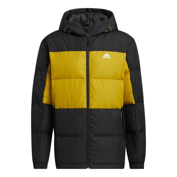 

Пуховик adidas Log 'Black Yellow', черный