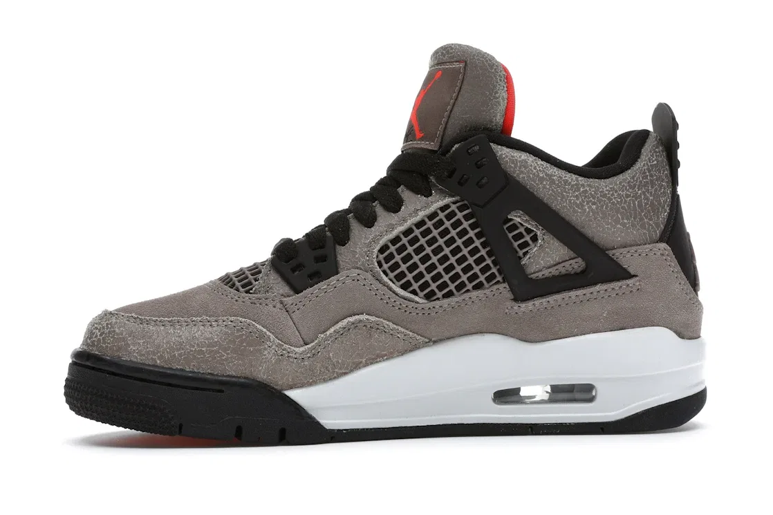 Детские кроссовки lifestyle Taupe Haze Jordan 4 Retro Jordan, Taupe Haze/Oil Grey-Off White-Infrared 23 — фото 3
