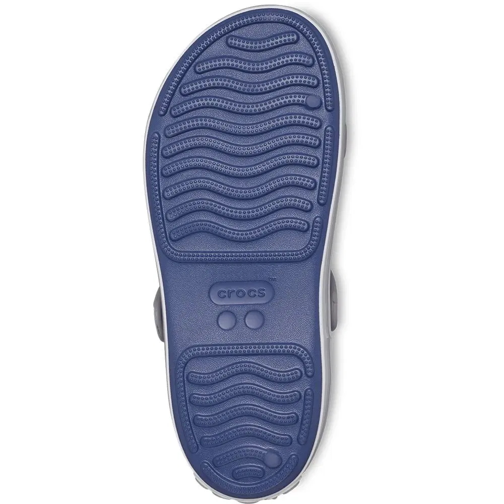 Детские сандалии с защитой мыска Crocs Crocband Cruiser, Blue — фото 2