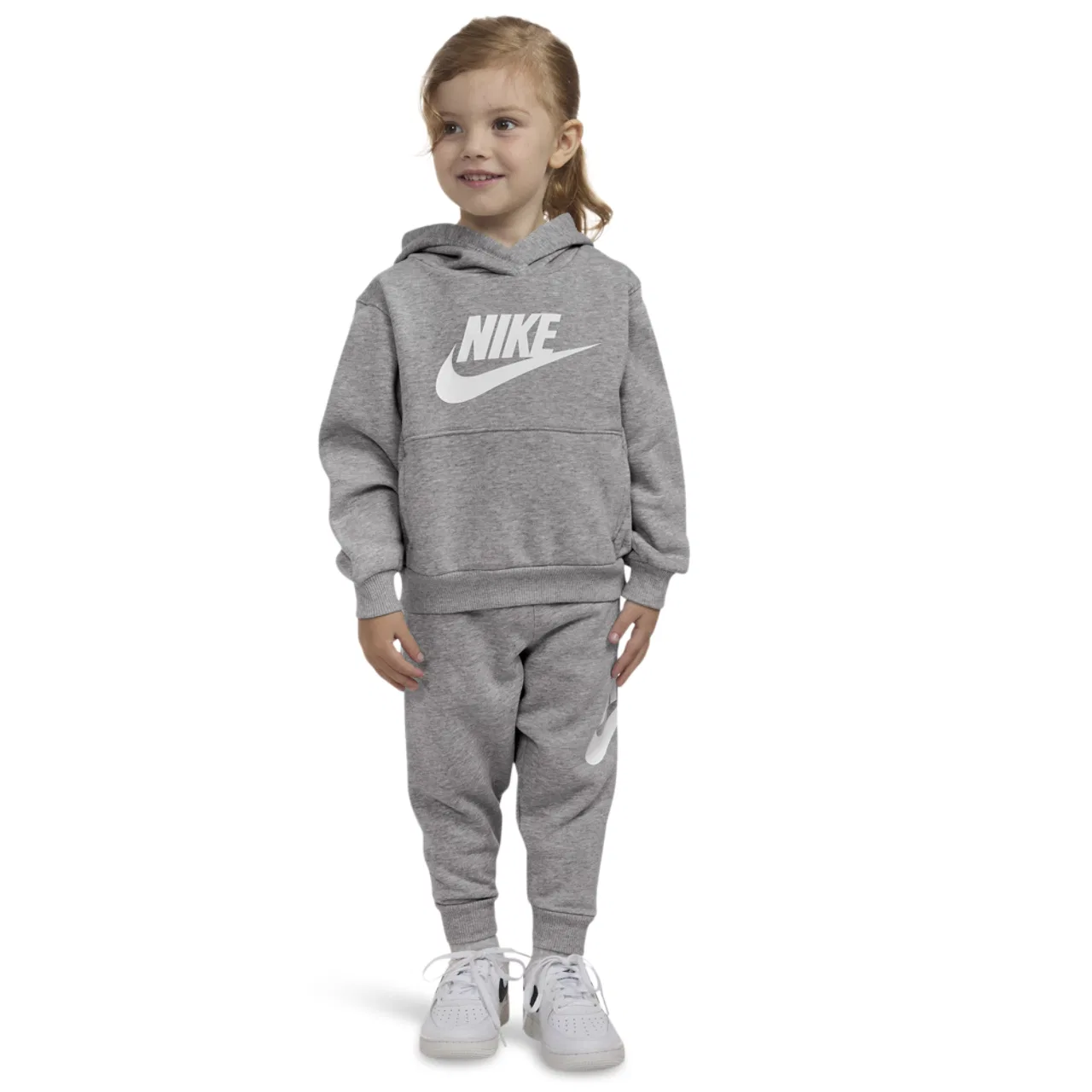 Детский комплект для мальчиков Club Fleece Nike, белый/серый — фото 3