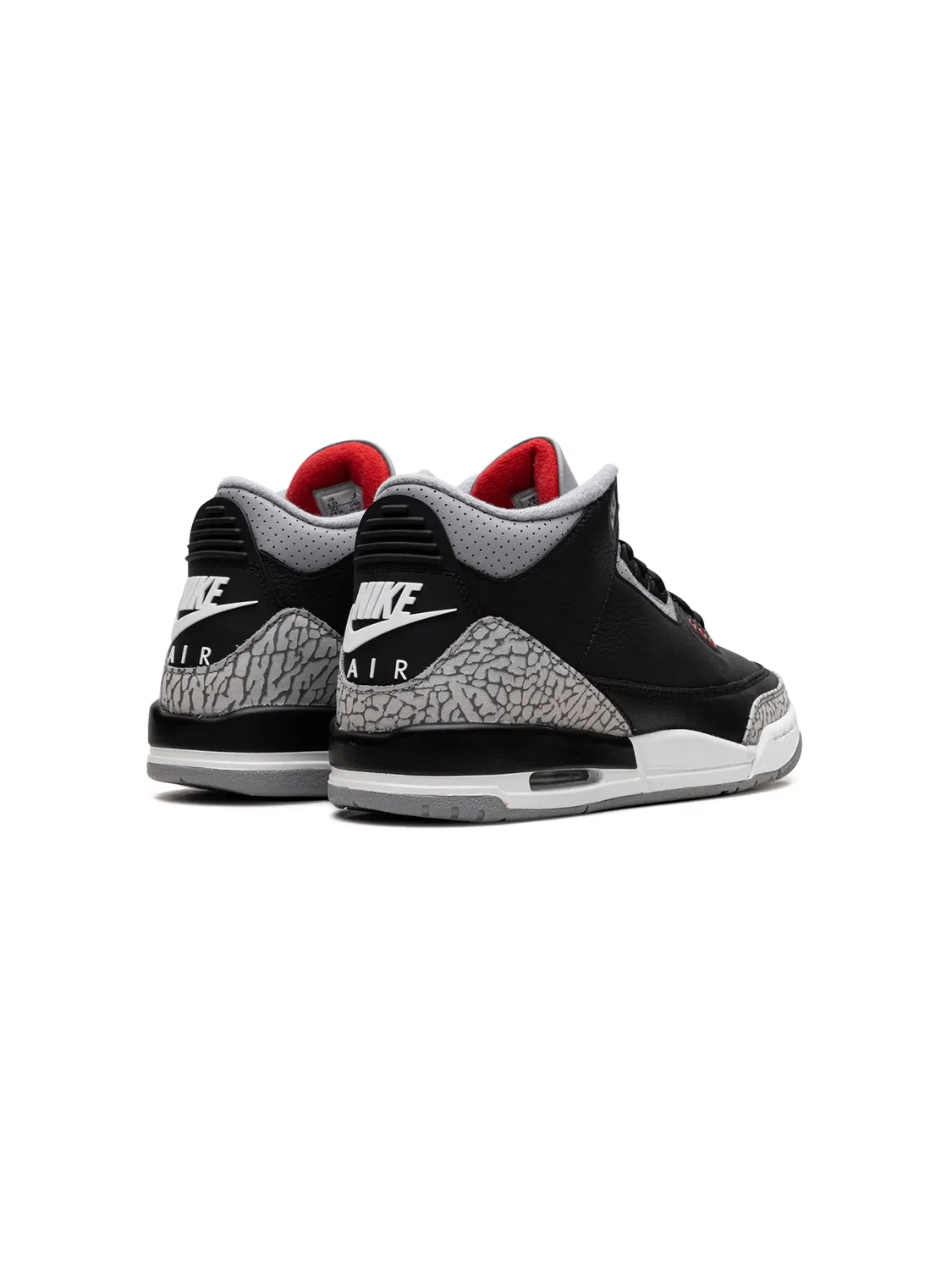 Кроссовки Air Jordan 3 'Black Cement' — фото 4