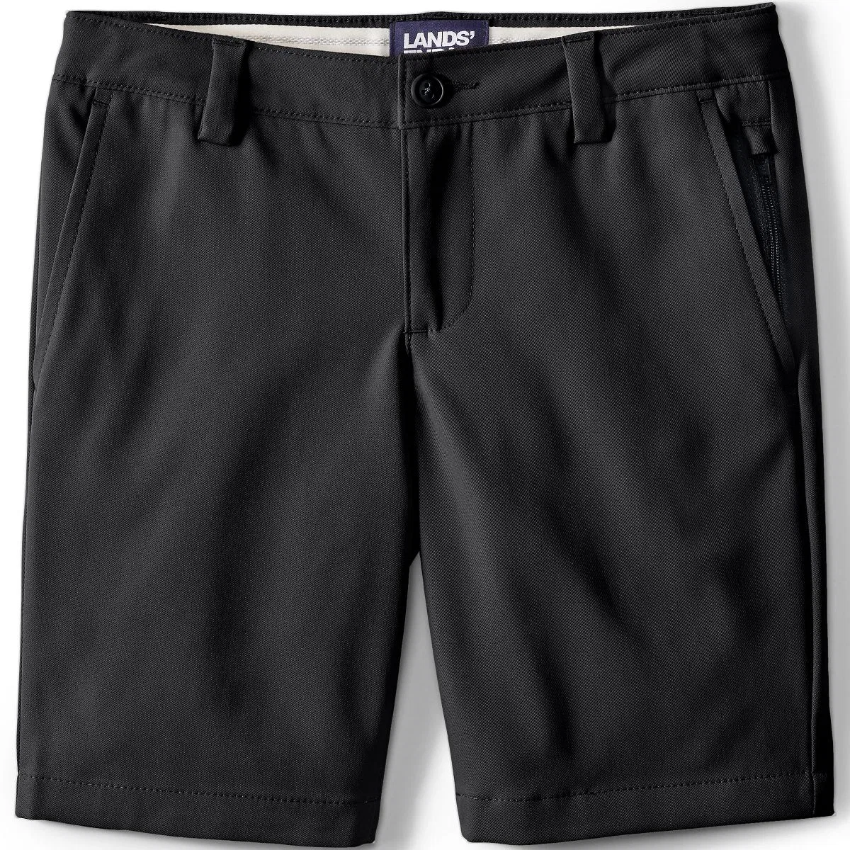 Детские шорты для девочек с защитой UPF 50 Lands' End, Black — фото 3