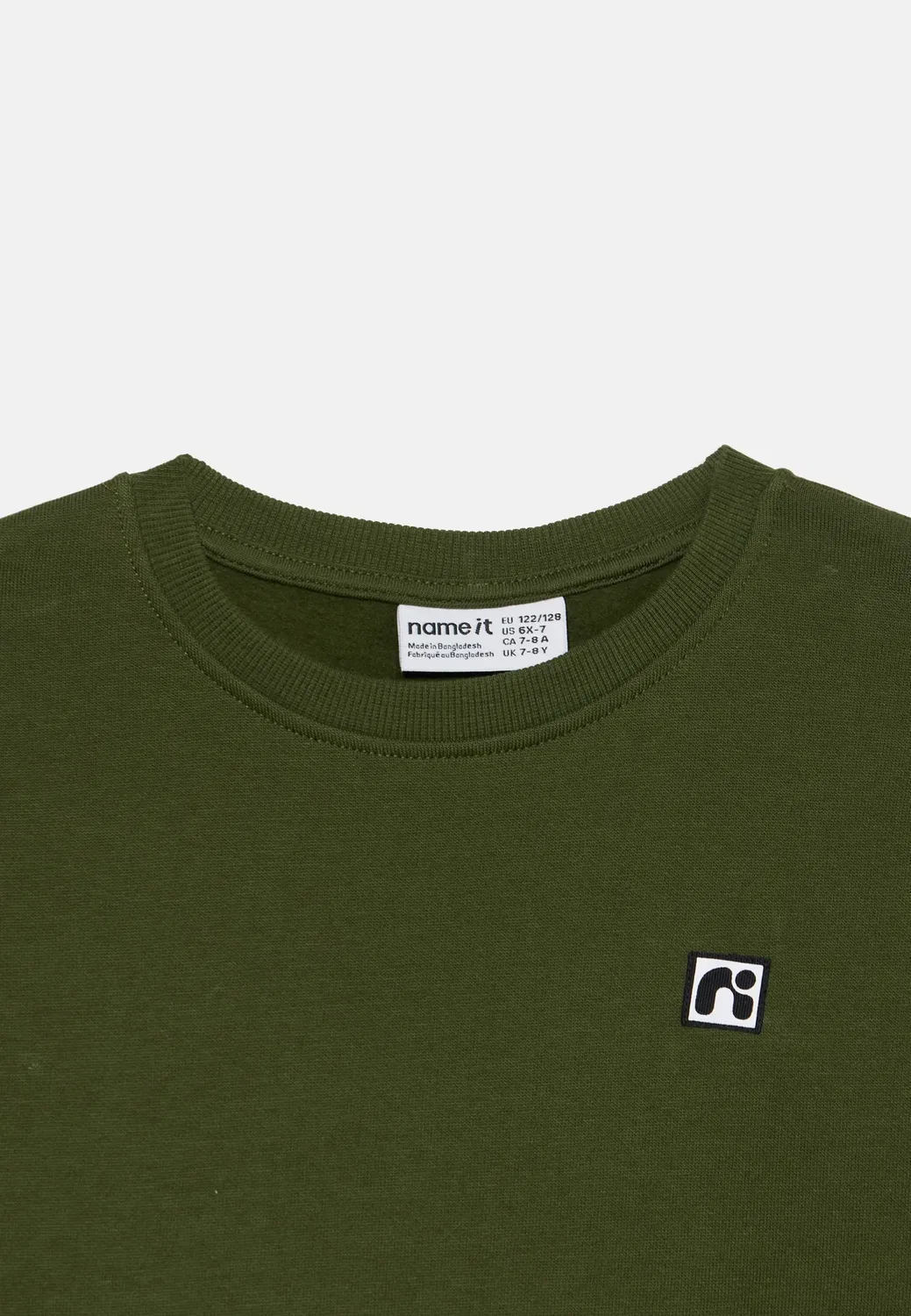 Nkmflo - толстовка Name It, Rifle Green — фото 4