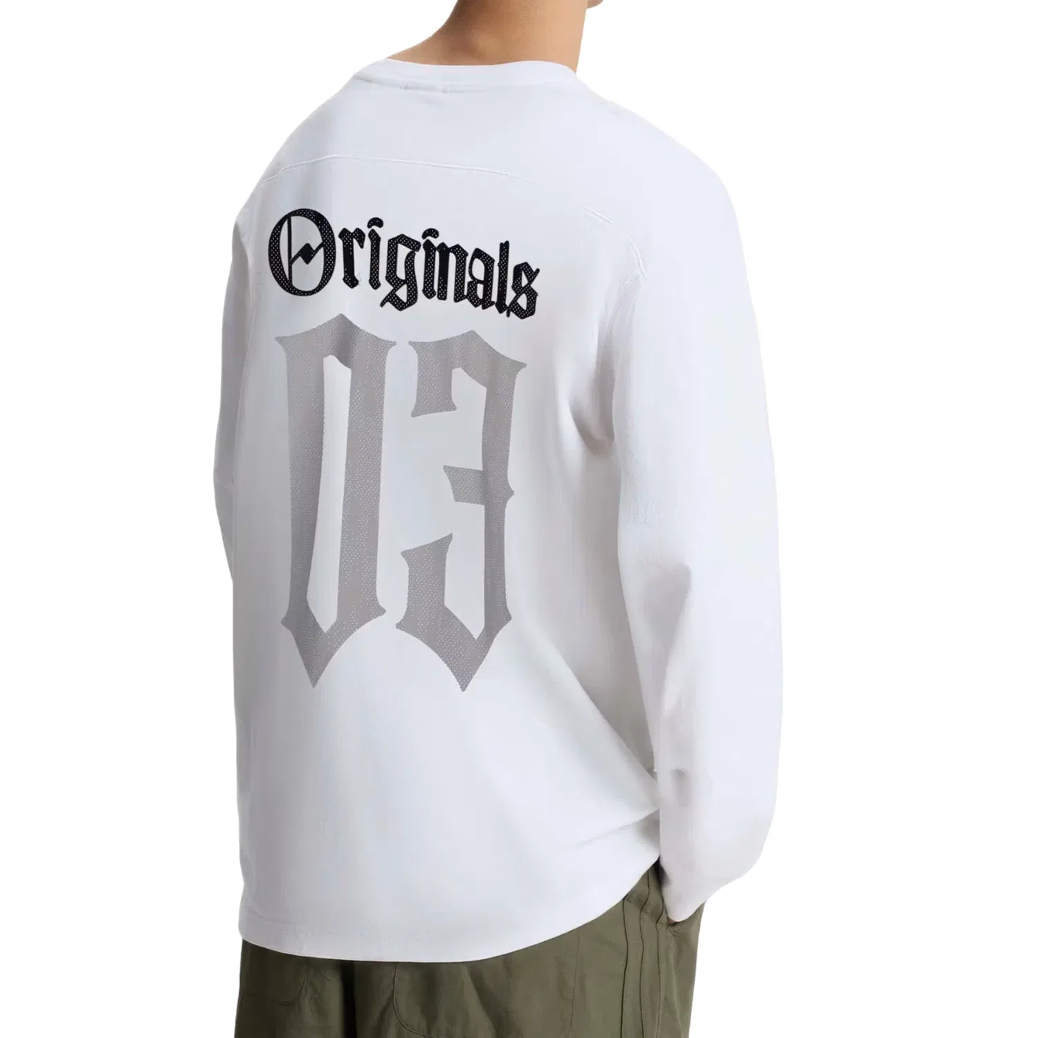 Мужская футболка с длинным рукавом Adidas OG M Tee LS T-Shirt, белый — фото 3