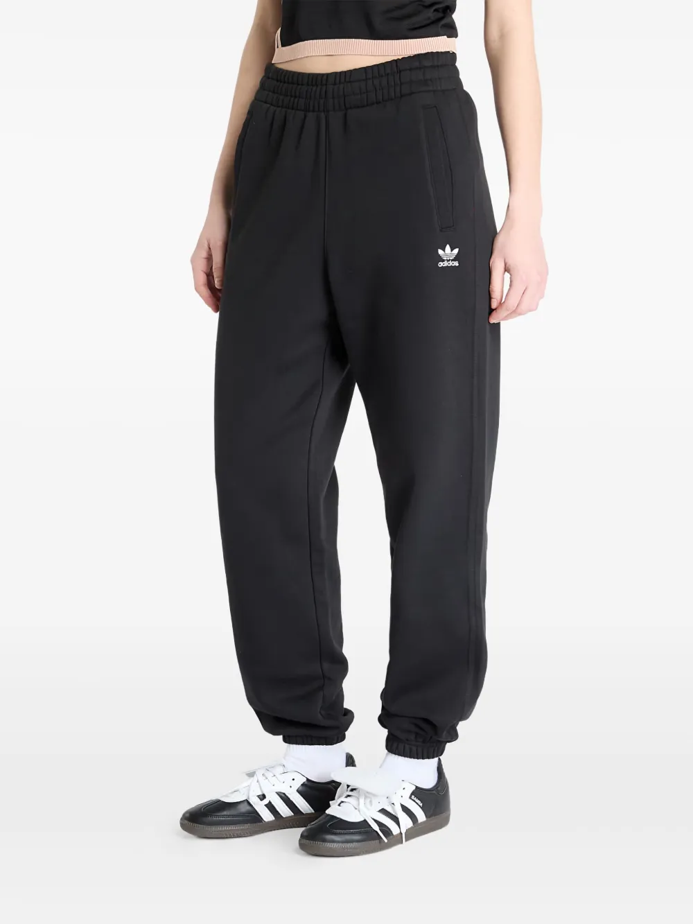 

Джогеры с эластичным поясом Adidas, черный