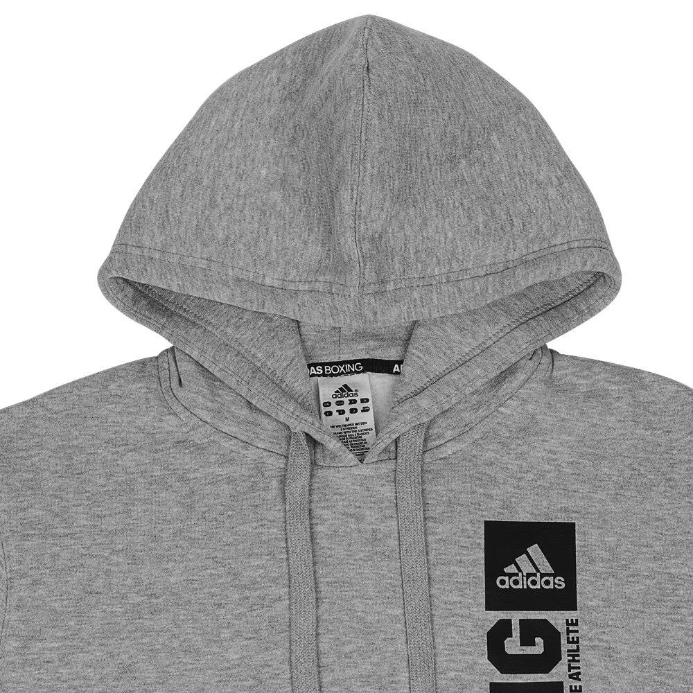 Мужское худи с вертикальным принтом Community Vertical Hoody BOXING Adidas, Hellgrau — фото 2