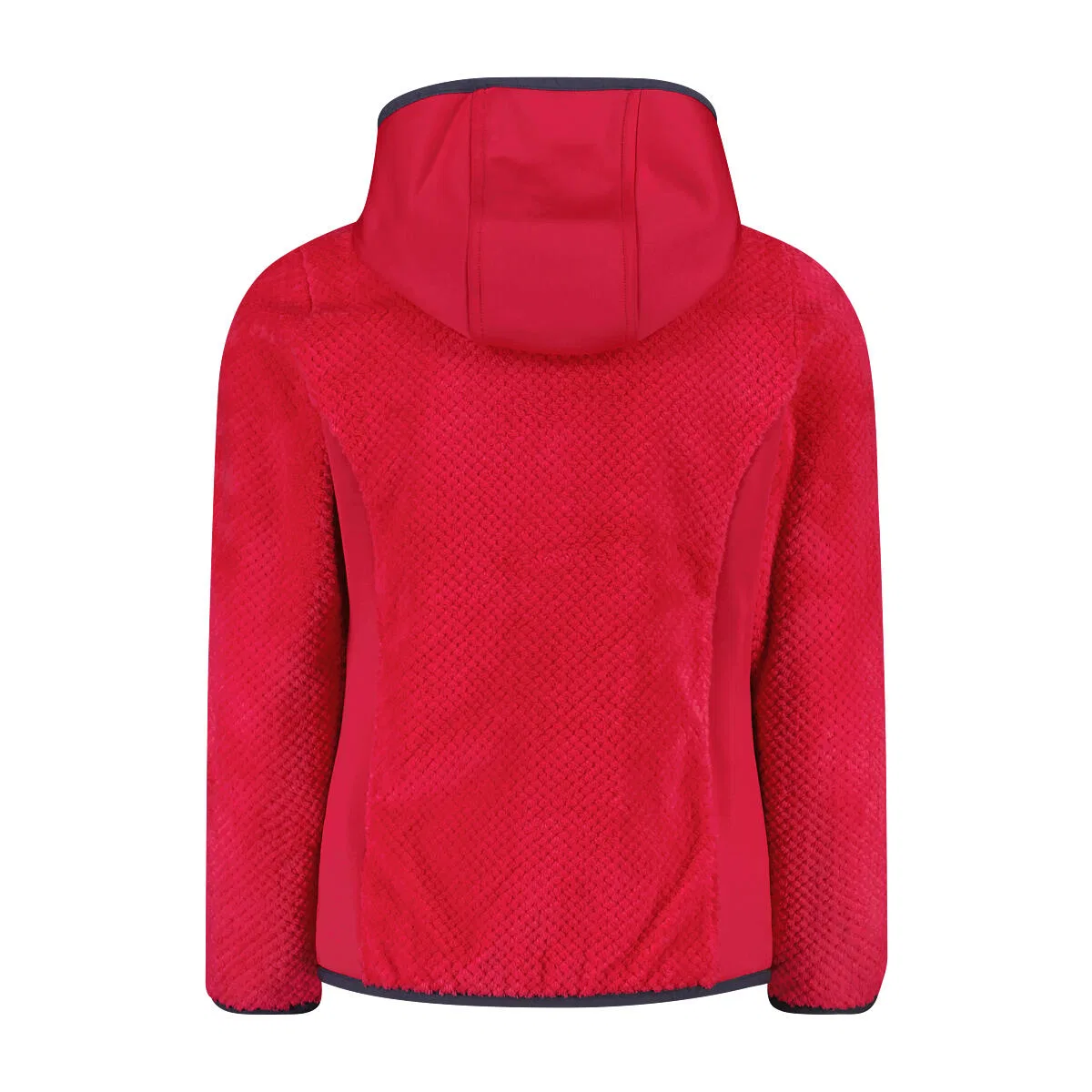 Детская флисовая куртка с капюшоном KID G JACKET FIX HOOD Cmp, Rot Navyblau — фото 2