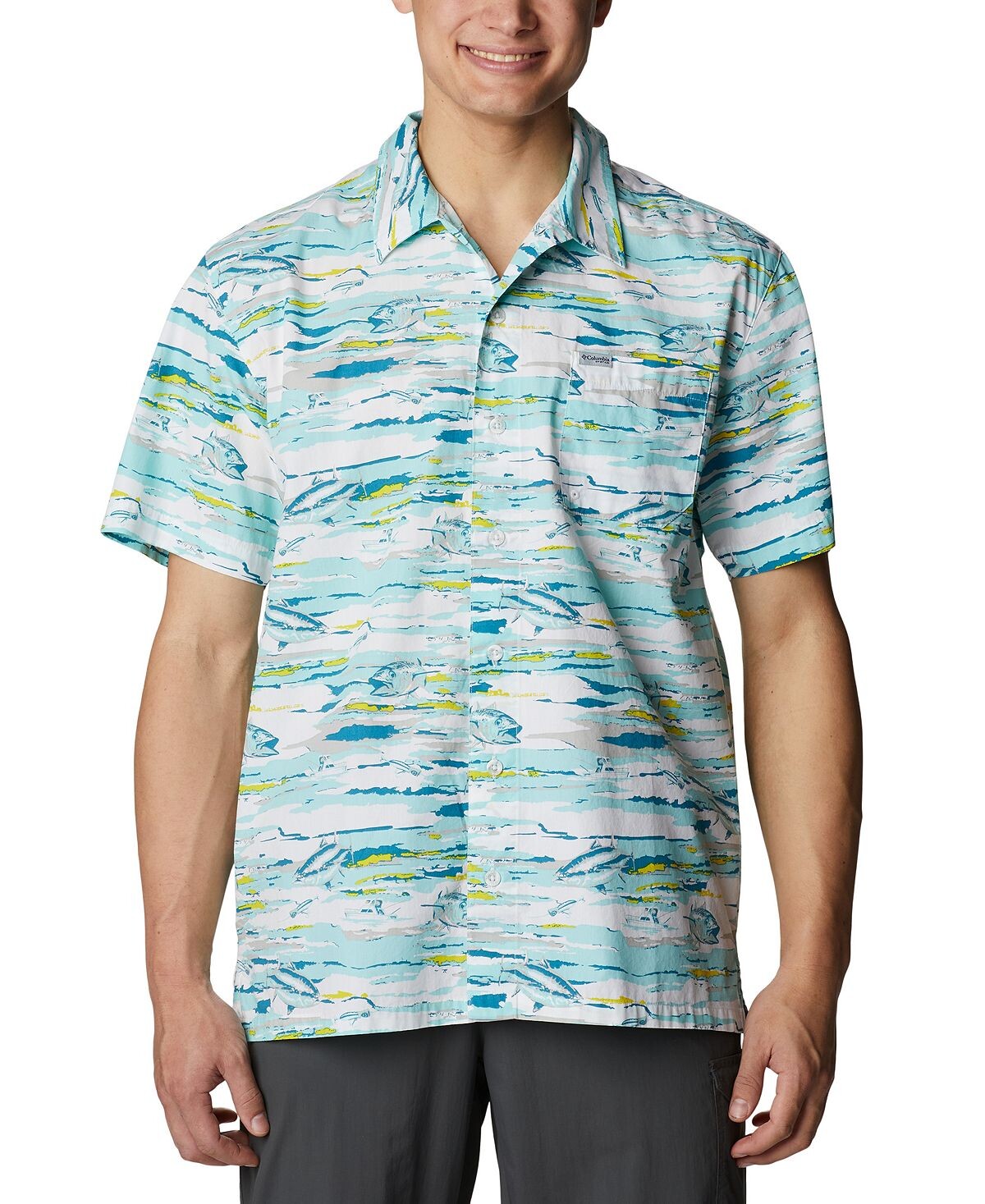 

Мужская рубашка с коротким рукавом pfg trollers best™ Columbia, мульти