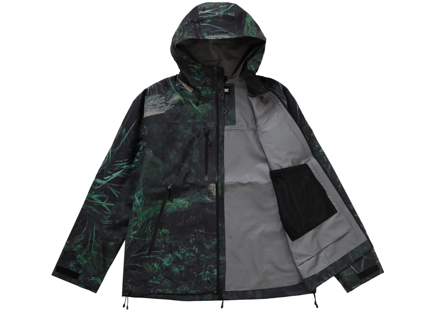 Мужская куртка из мембраны GORE-TEX с фото-принтом Kermit The Frog Supreme, Kermit The Frog — фото 3