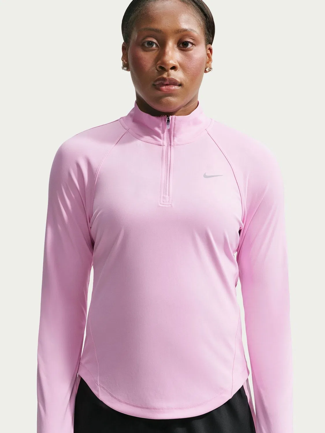 Топ для бега Nike Pink Rise Tempo Dri-FIT, розовый