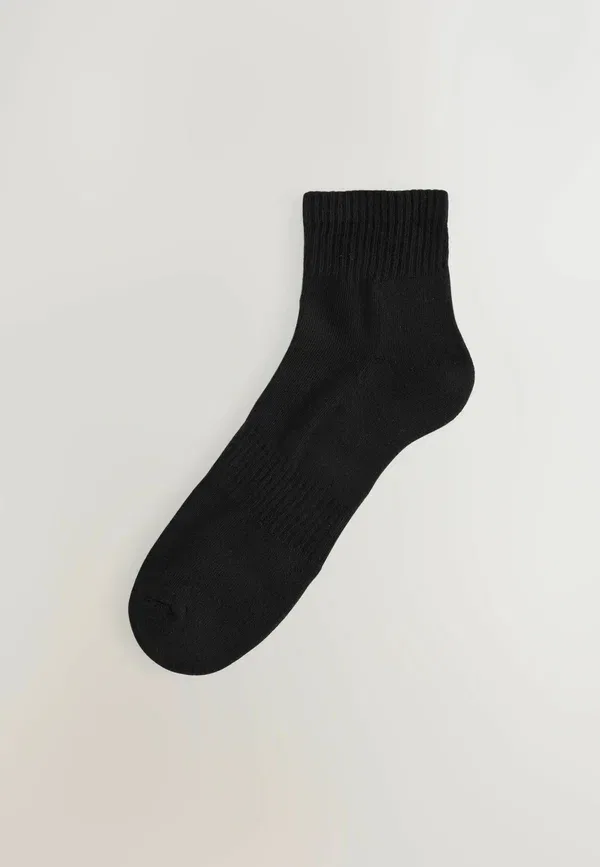 Носки спортивные 6 пар, хлопок, Sports mid trainers socks, Next, черный — фото 2