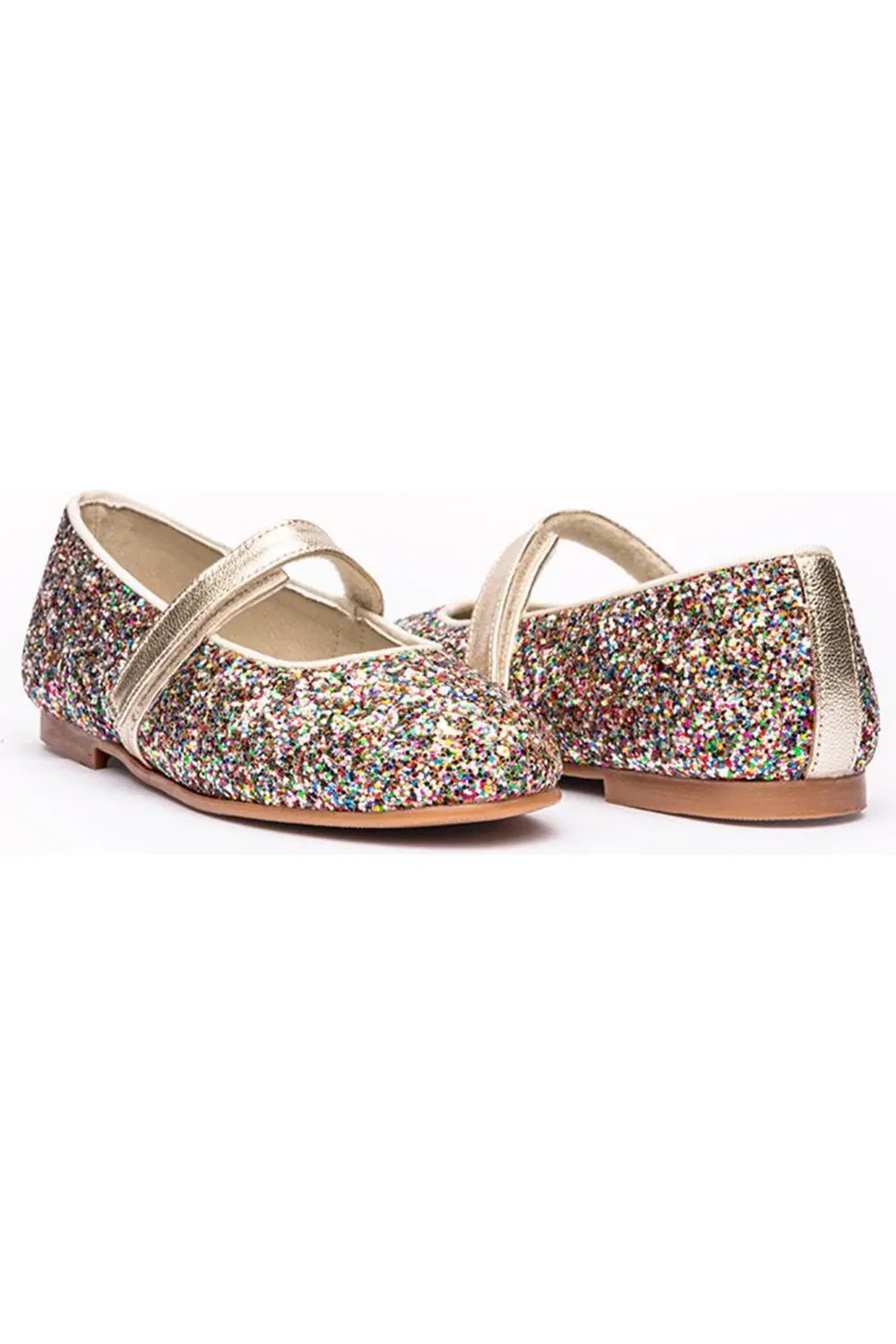 Детские туфли мэри джейн на блестках CHILDRENCHIC, Confetti
